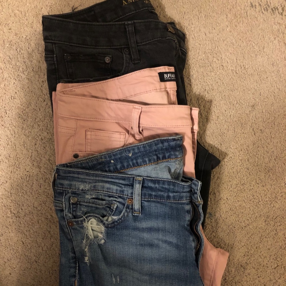 Lot 3 pairs of jeans women’s 12